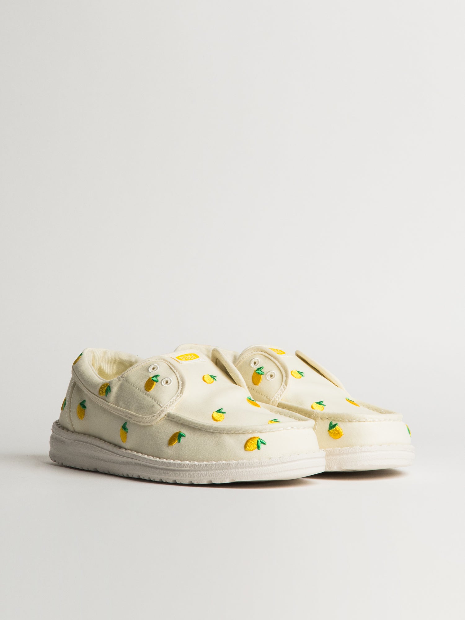 WOMENS HEY DUDE WENDY CRU EMBROIDERED LEMONS