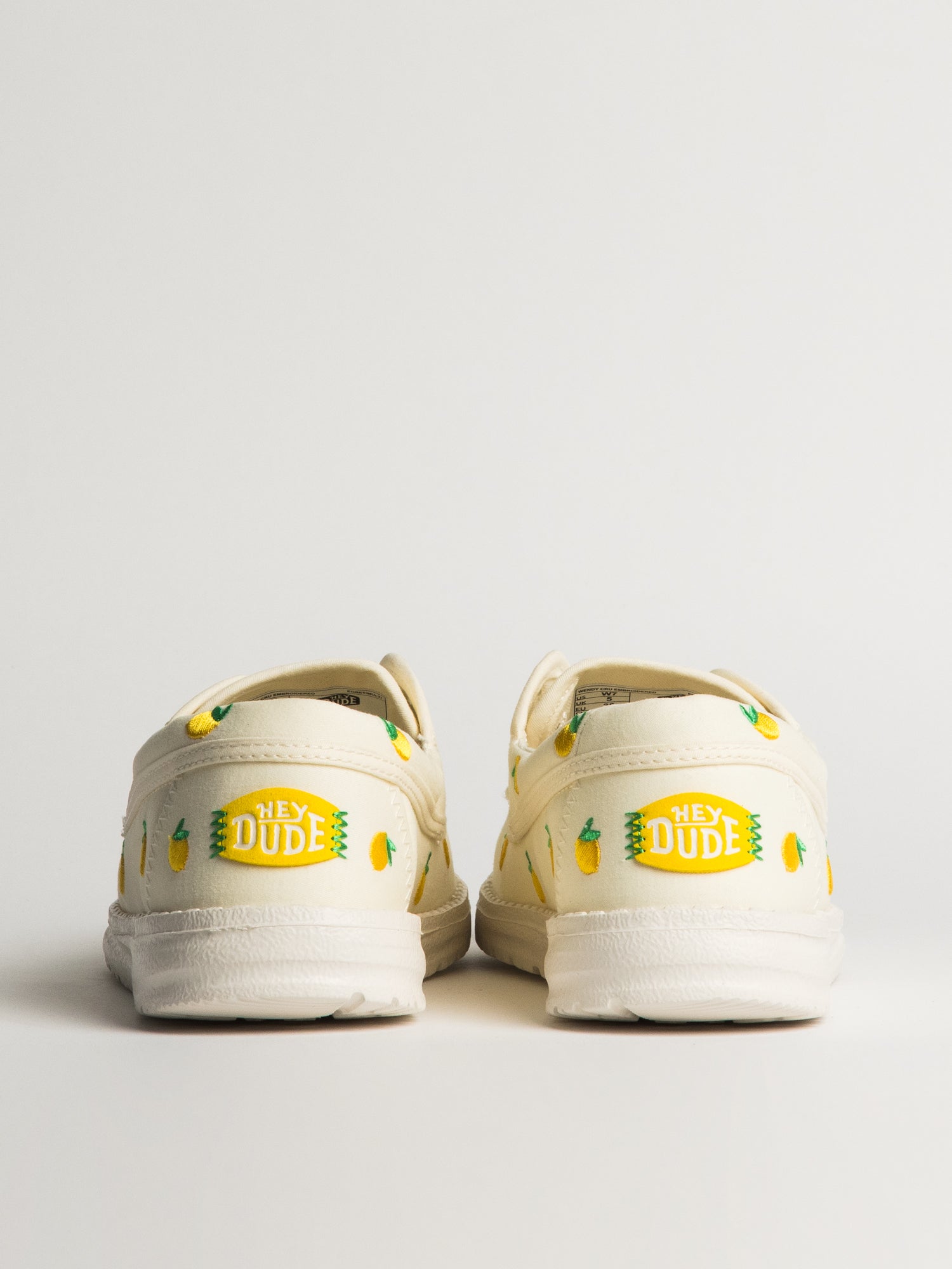 WOMENS HEY DUDE WENDY CRU EMBROIDERED LEMONS
