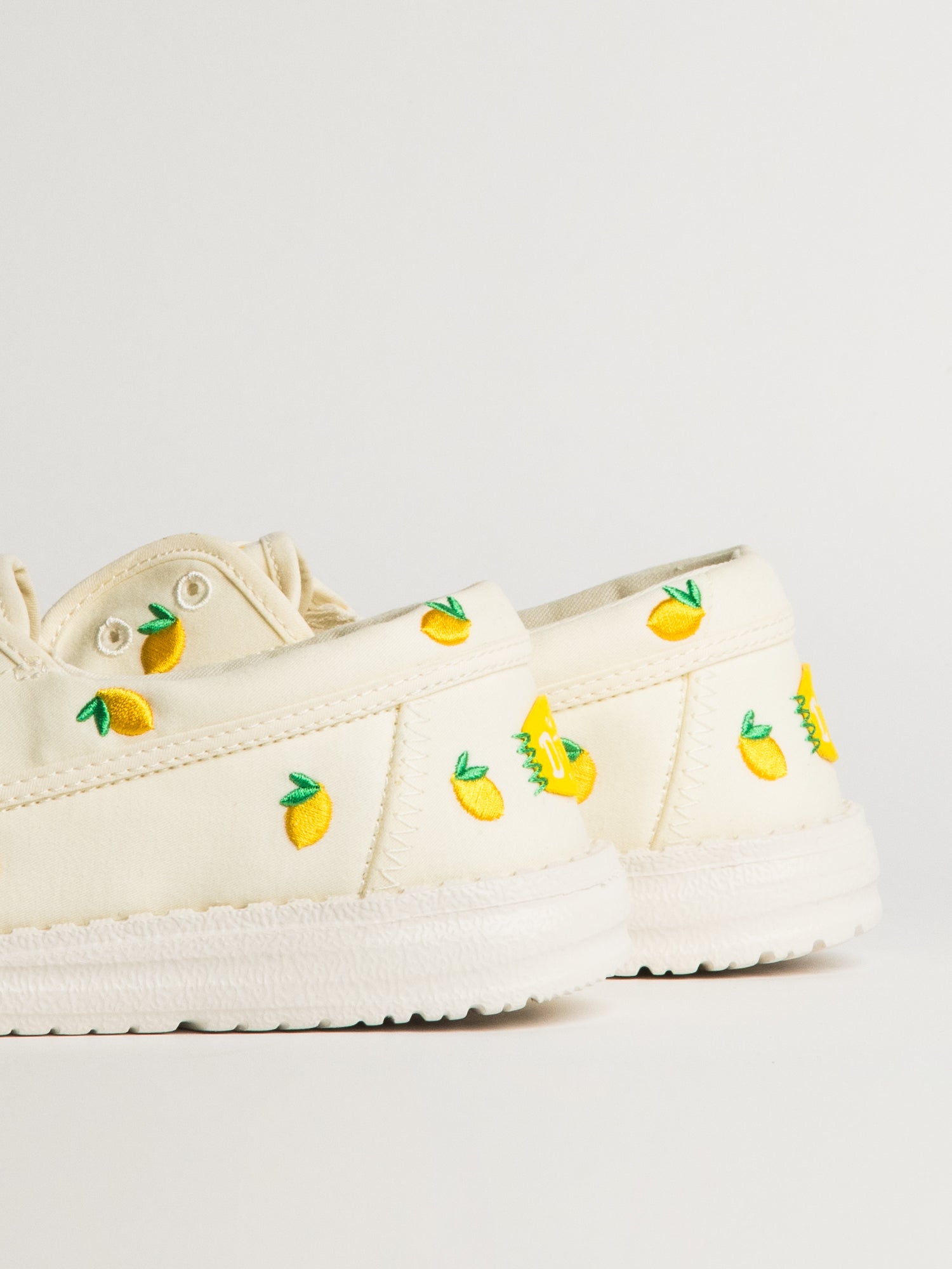 WOMENS HEY DUDE WENDY CRU EMBROIDERED LEMONS