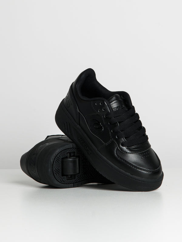 KIDS HEELYS REZERVE LOW TRIPLE BLACK - CLEARANCE