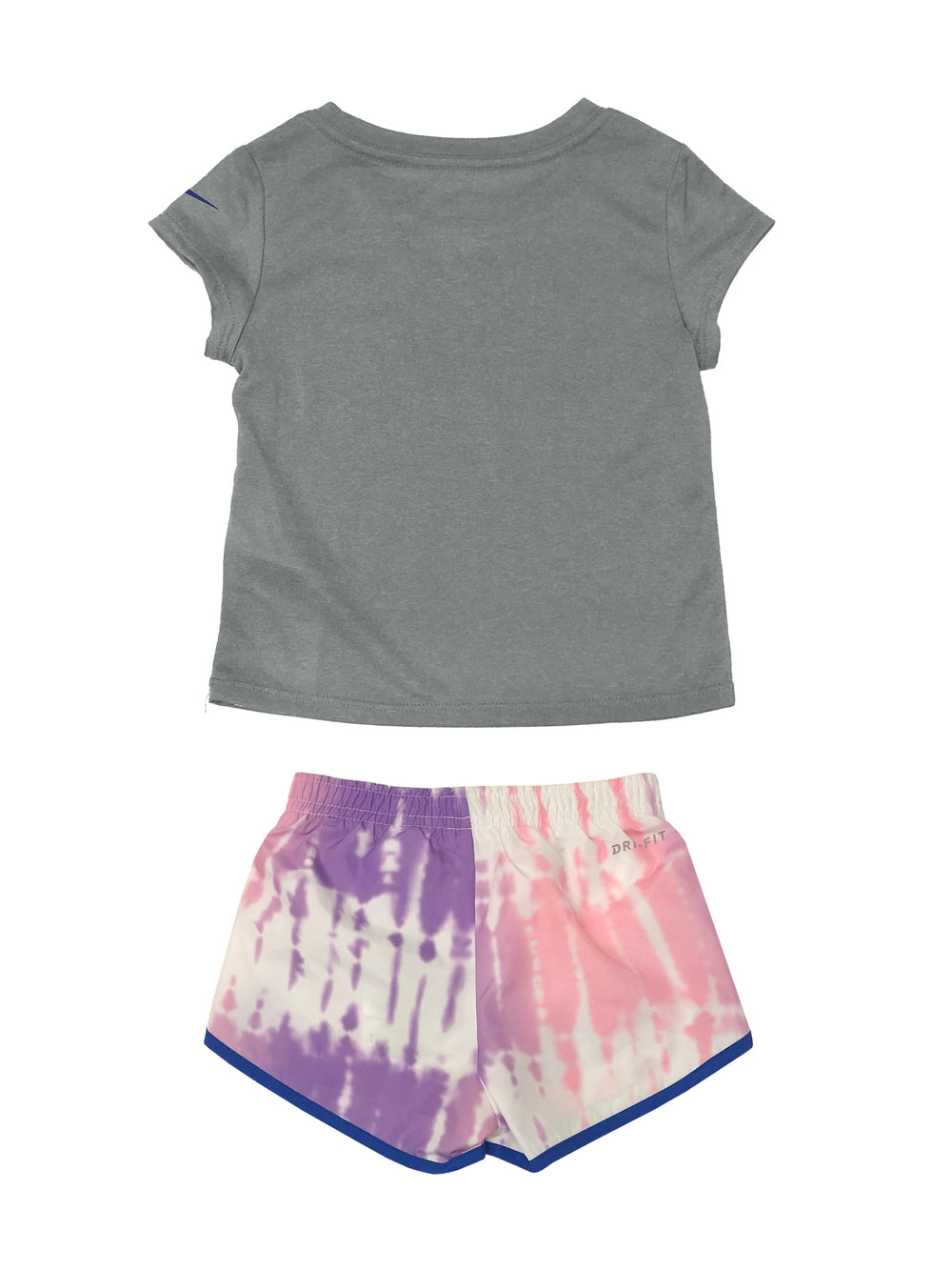 LITTLE GIRLS NIKE ALL OVER PRINT SHORTS & T-SHIRT SET - CLEARANCE