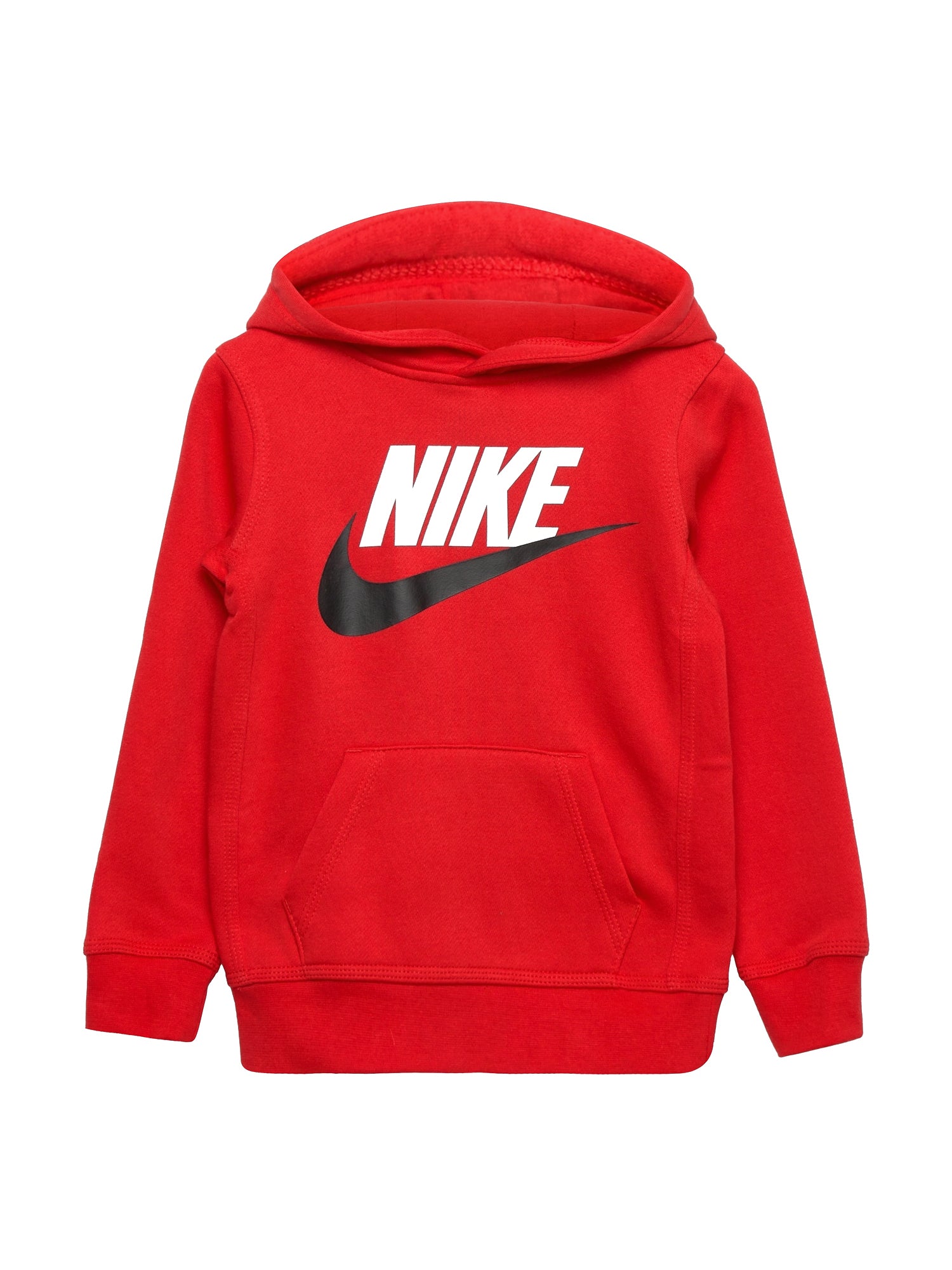 Boys nike shop hoodie red