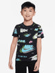 NIKE KIDS NIKE ACTIVE ALL OVER PRINT T-SHIRT - CLEARANCE - Boathouse