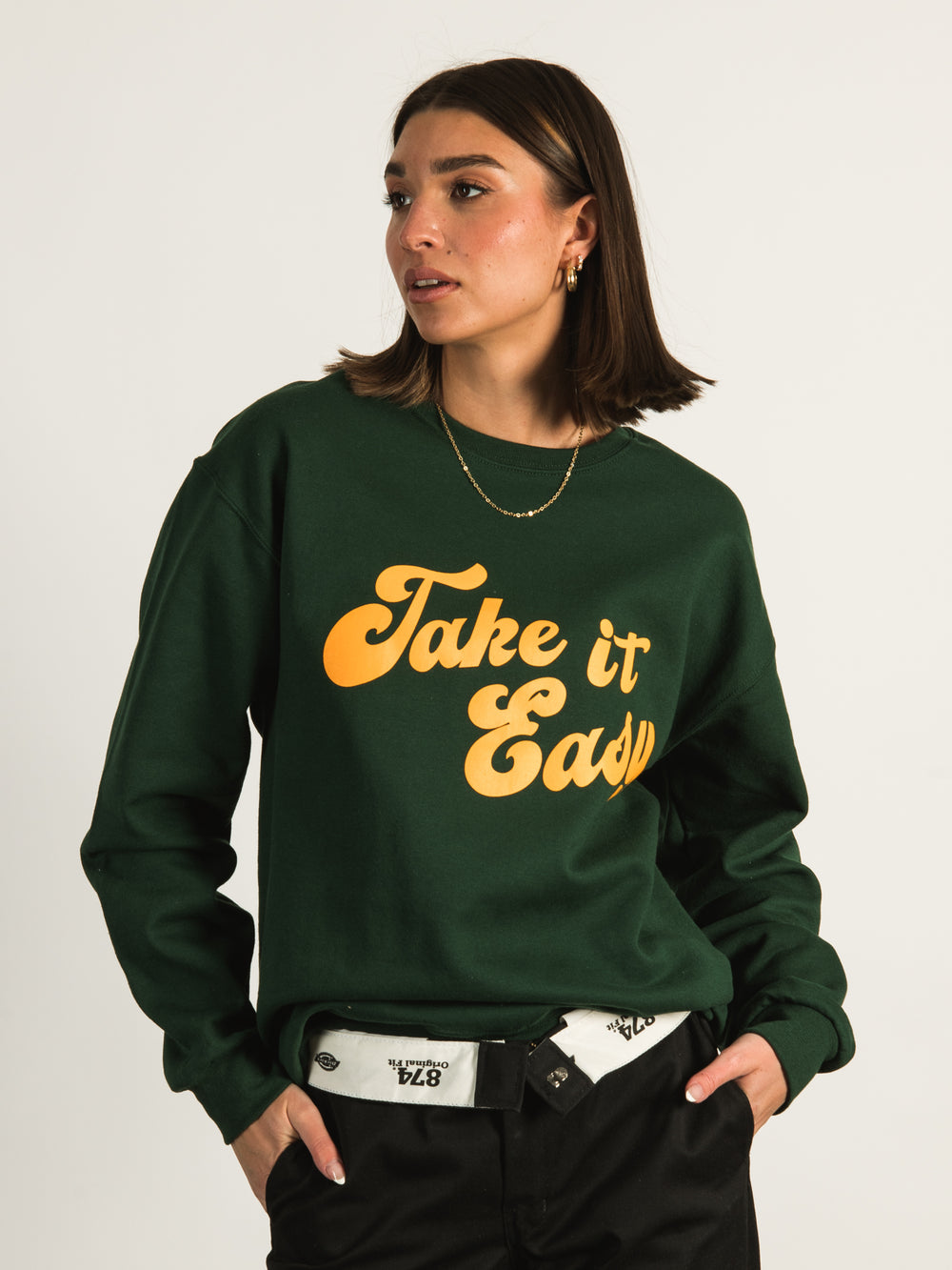 TAKE IT EASY CREWNECK  - CLEARANCE