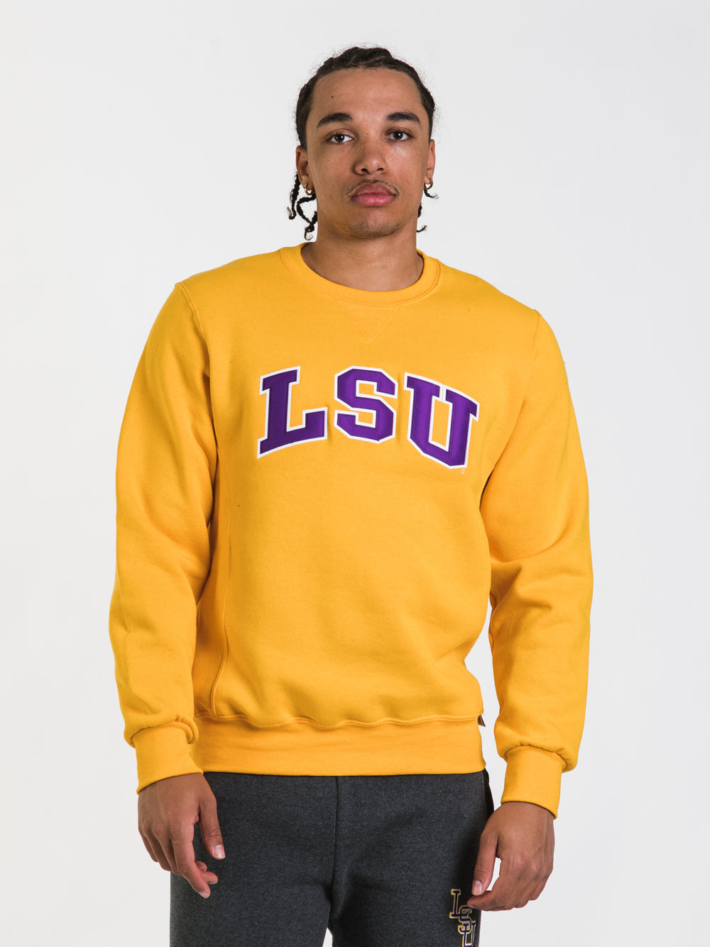 RUSSELL LSU CREWNECK - CLEARANCE