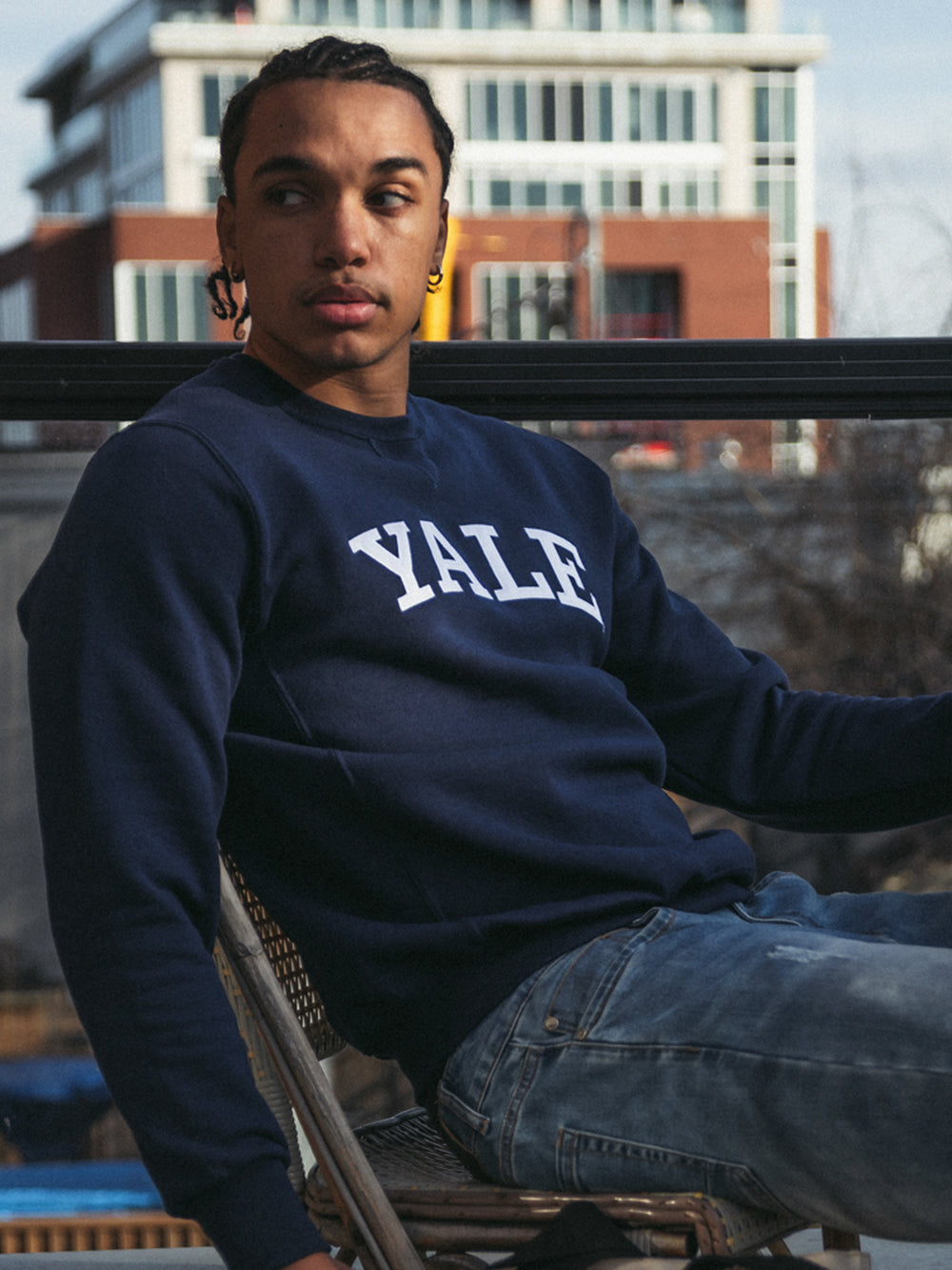 RUSSELL YALE CREWNECK - DÉSTOCKAGE