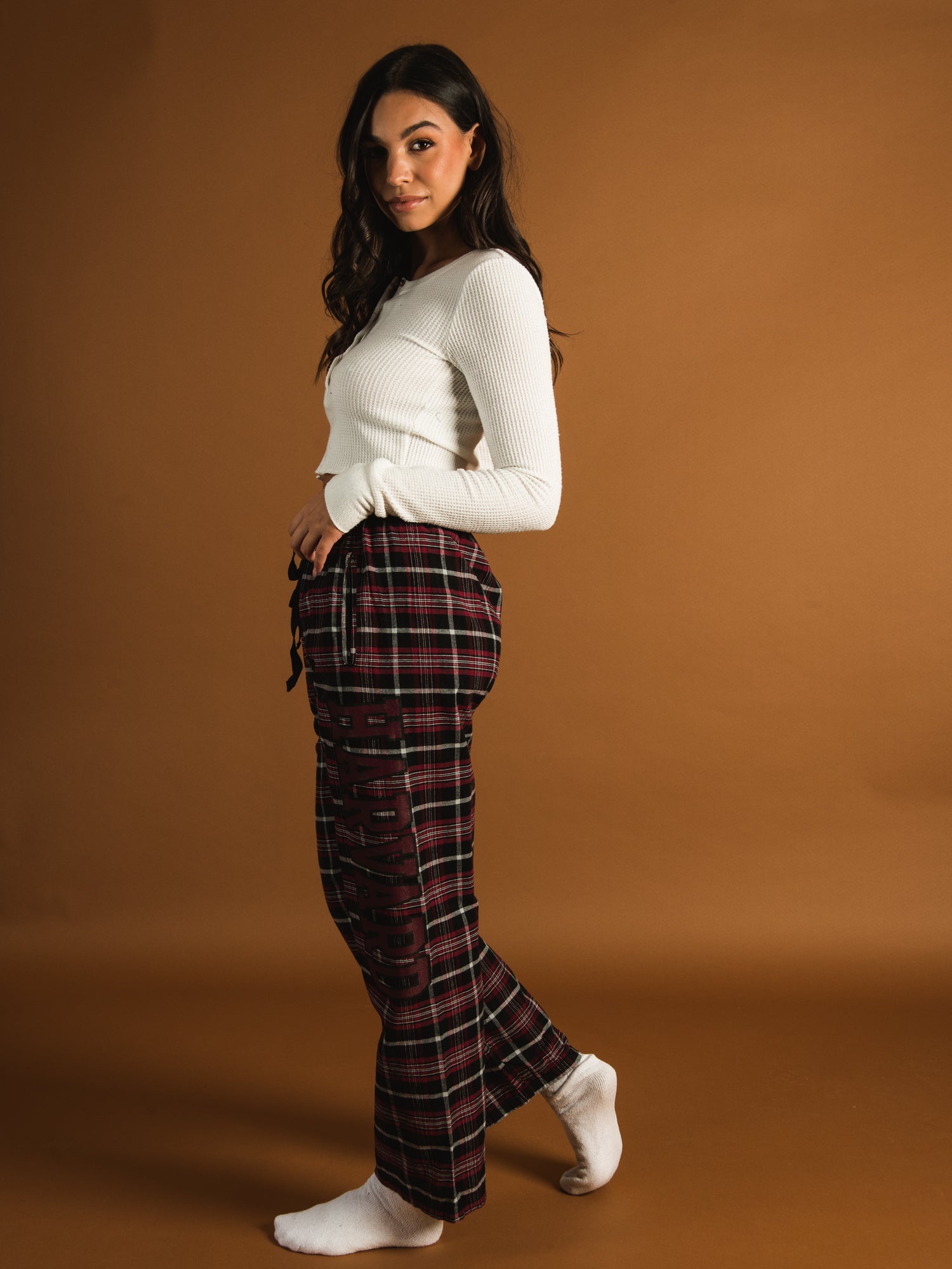 Plaid hot sale pants romwe