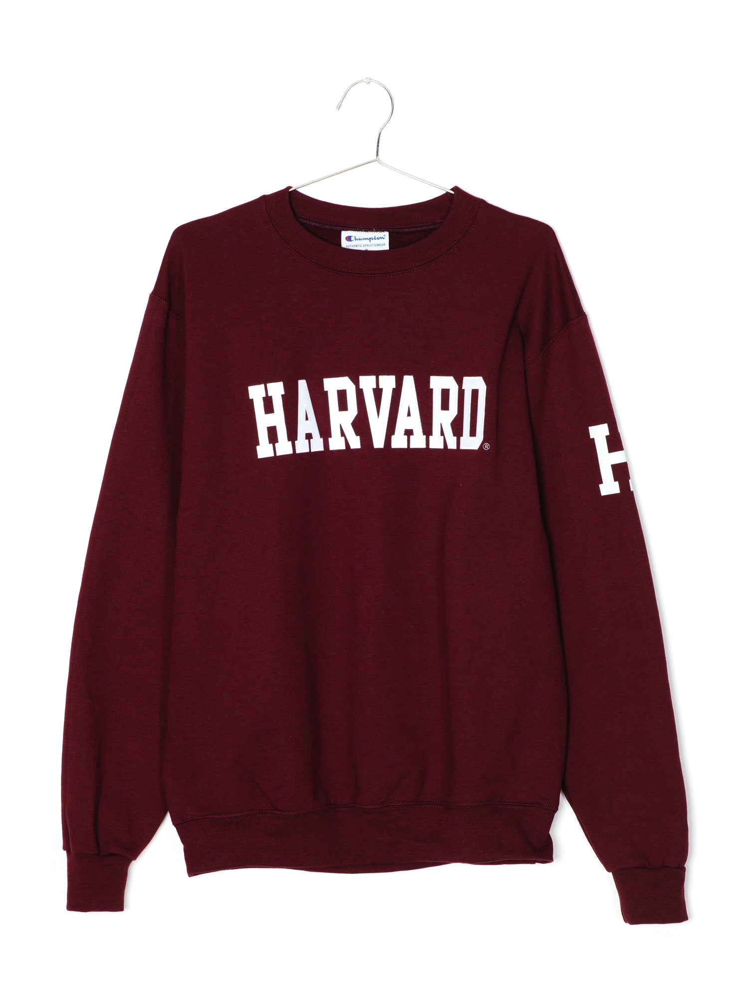 CHAMPION ECO POWERBLEND HARVARD UNIVERSITY CREWNECK SWEATER CLEARANC