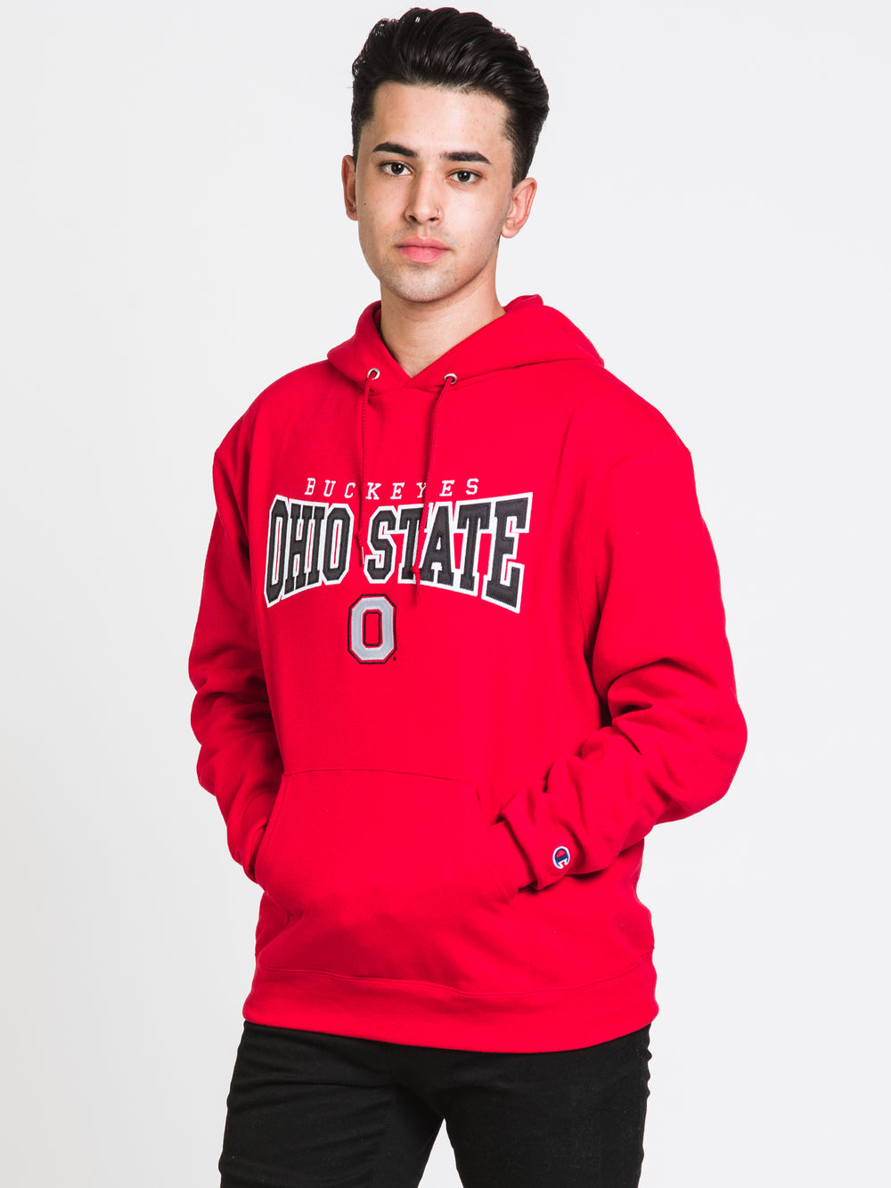 CHAMPION ECO POWERBLEND OHIO STATE HOODIE - CLEARANCE