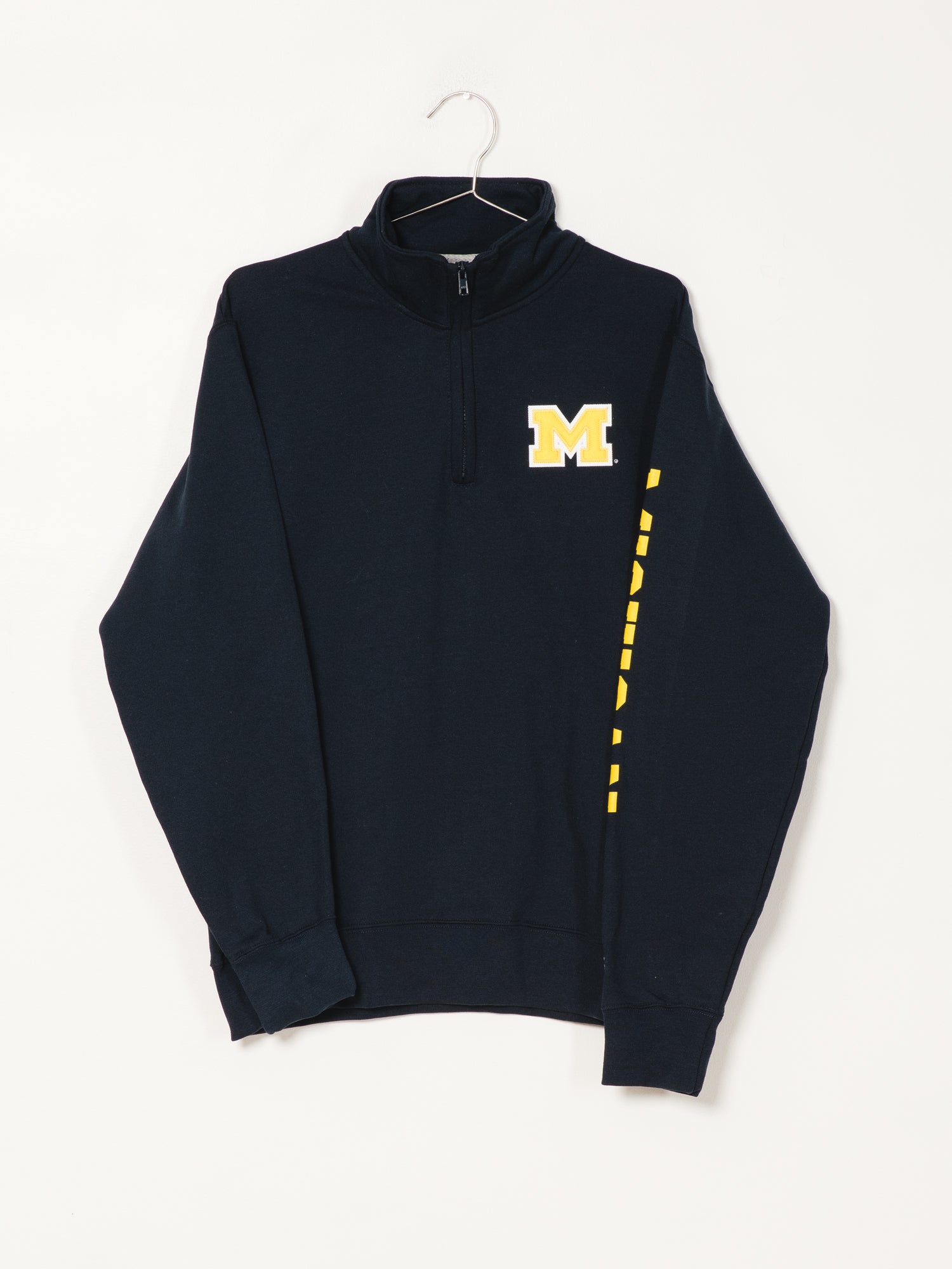 CHAMPION 1 4 ZIP MICHIGAN UNIVERSITY SWEATER CLEARANCE