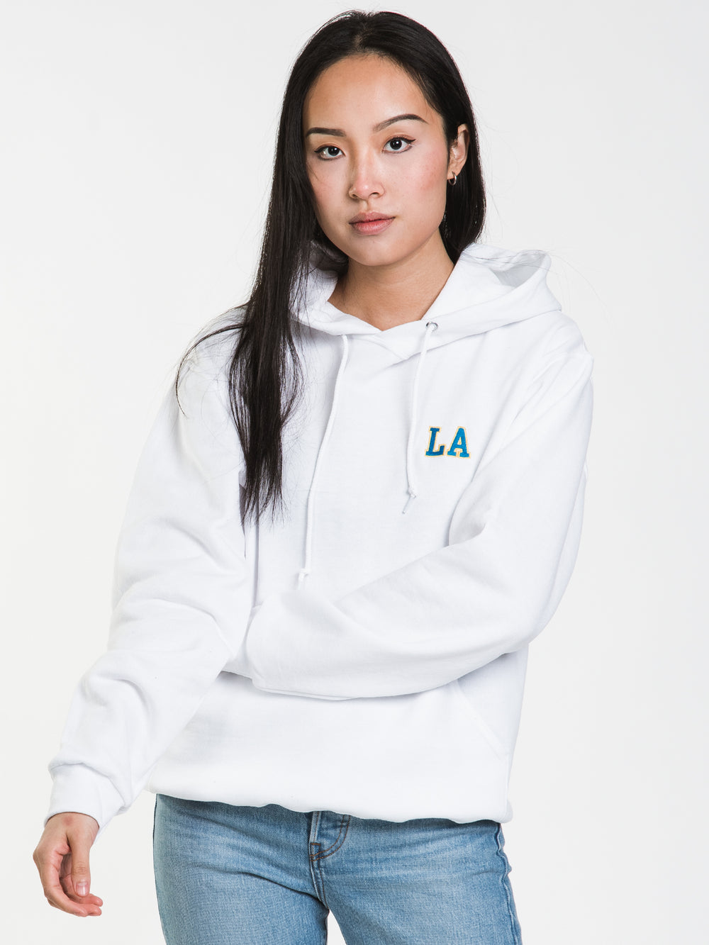 LA EMBROIDERED HOODIE - CLEARANCE