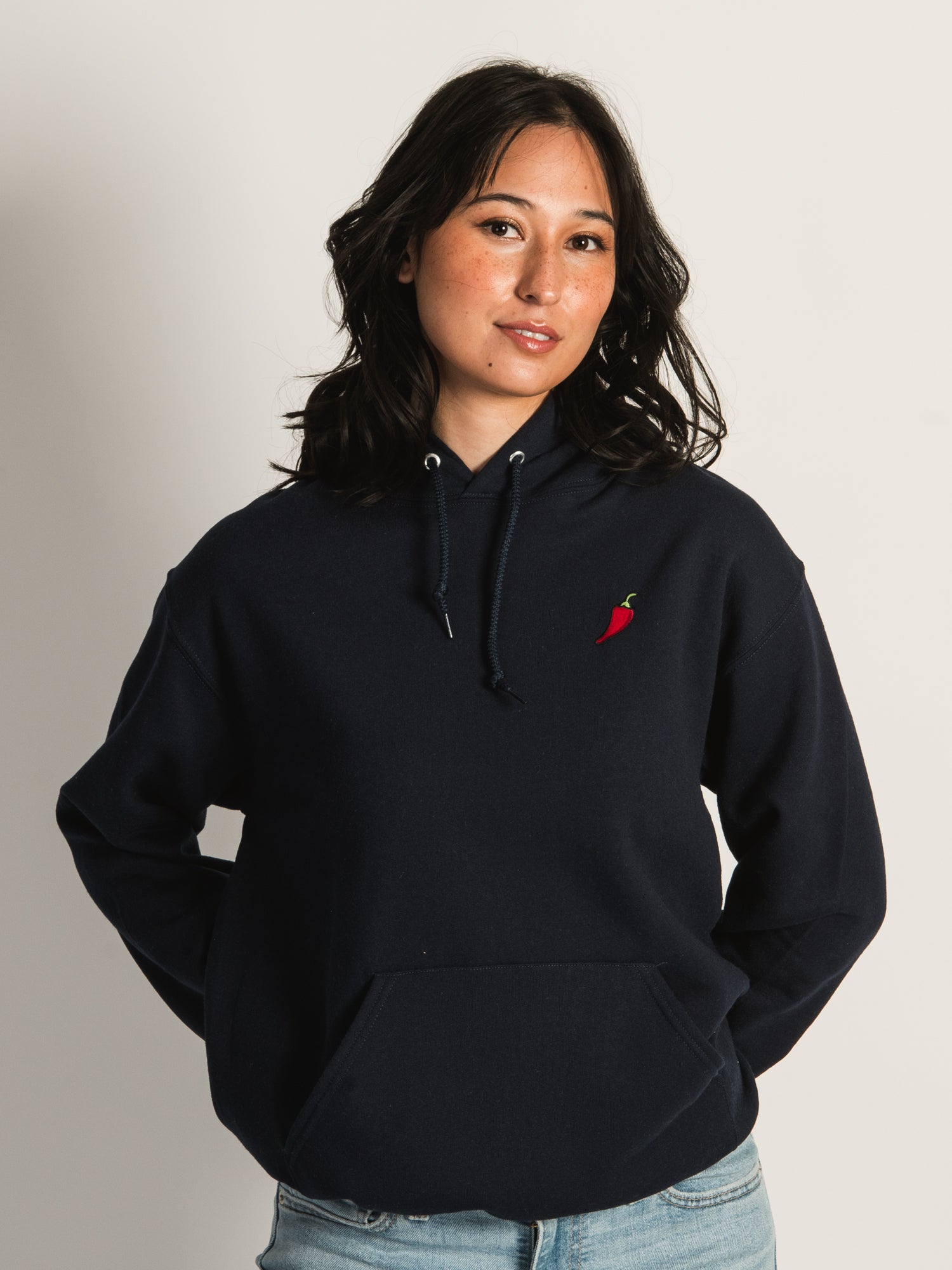 HOTLINE APPAREL PEPPER EMBROIDERED HOODIE - CLEARANCE