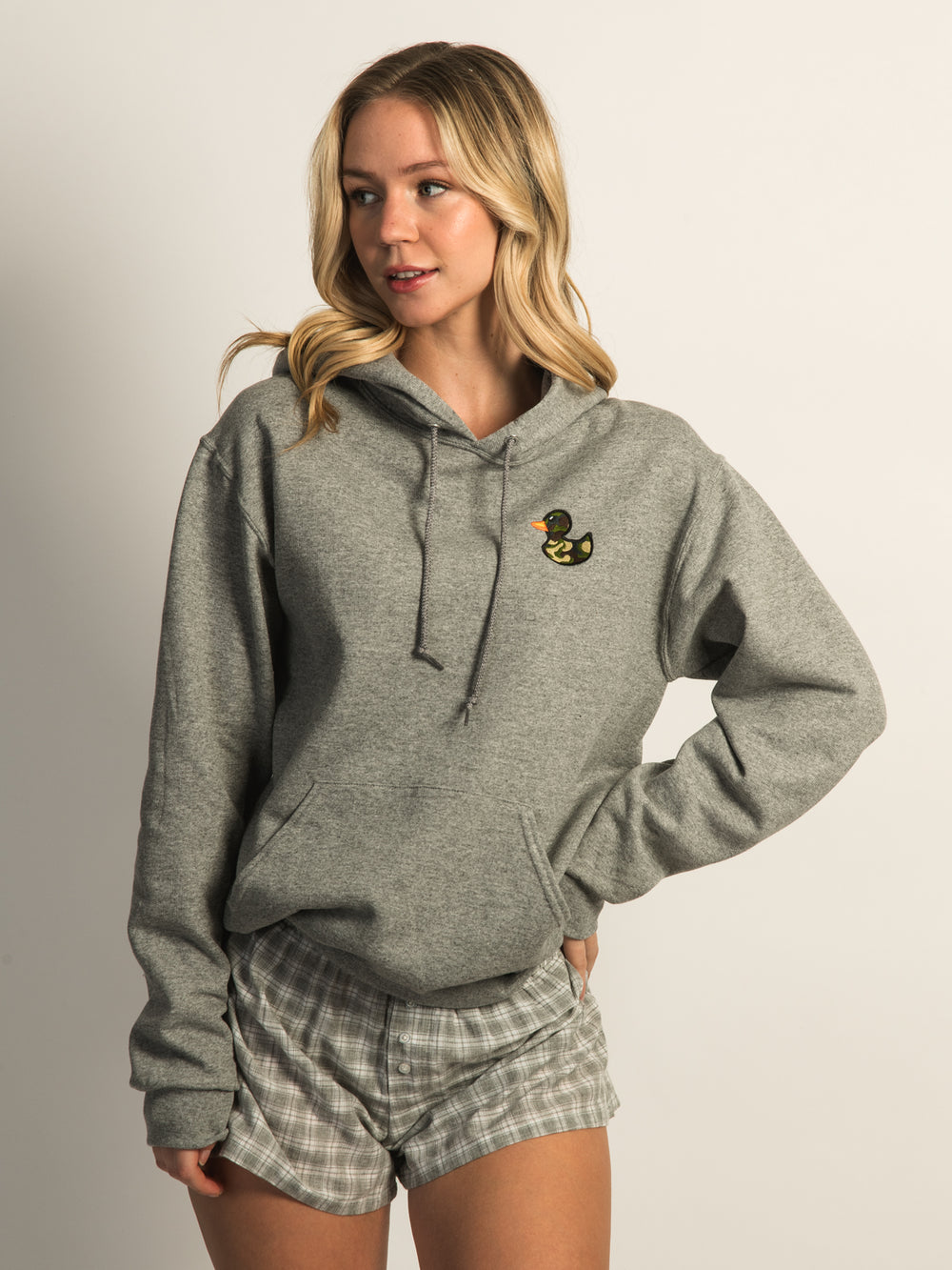 HOTLINE APPAREL DUCK CAMO EMBROIDERED HOODIE