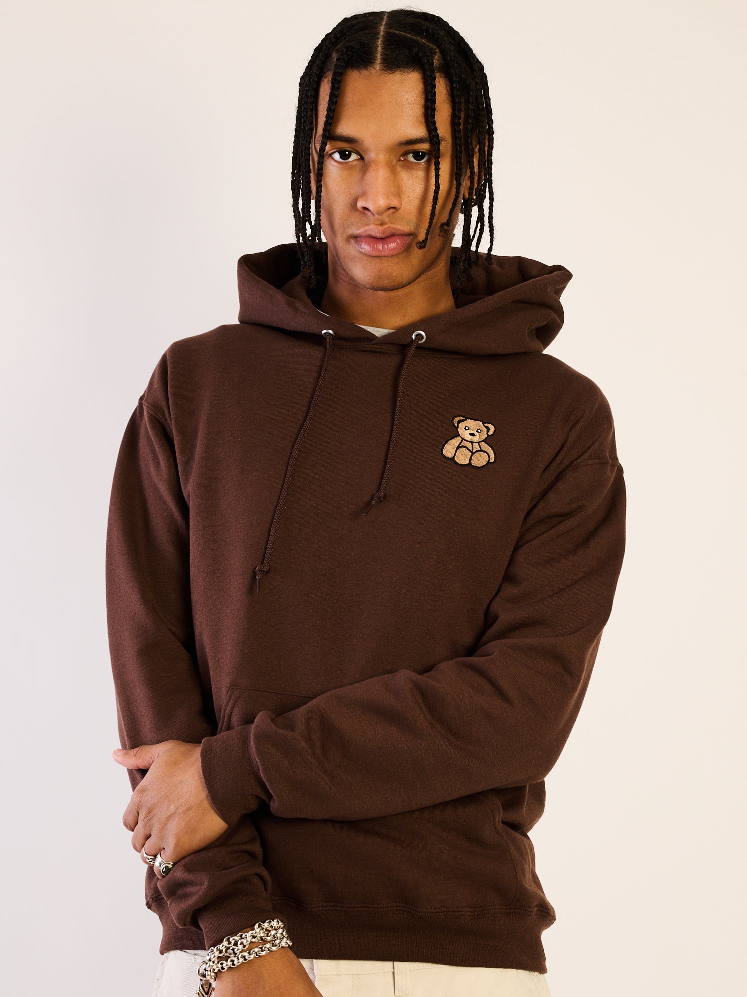 HOTLINE APPAREL BEAR 2 EMBOIRDERED HOODIE