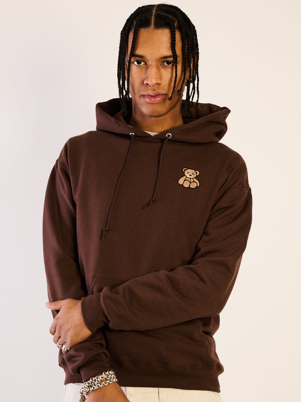 HOTLINE APPAREL BEAR 2 EMBOIRDERED HOODIE