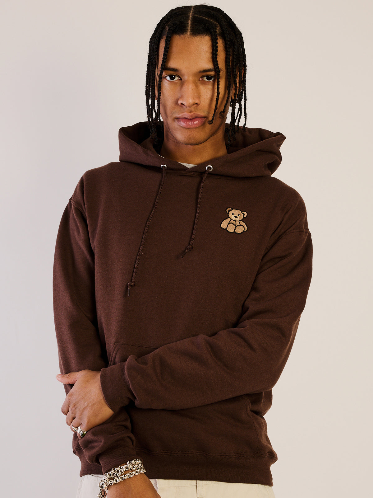 HOTLINE APPAREL BEAR 2 EMBOIRDERED HOODIE