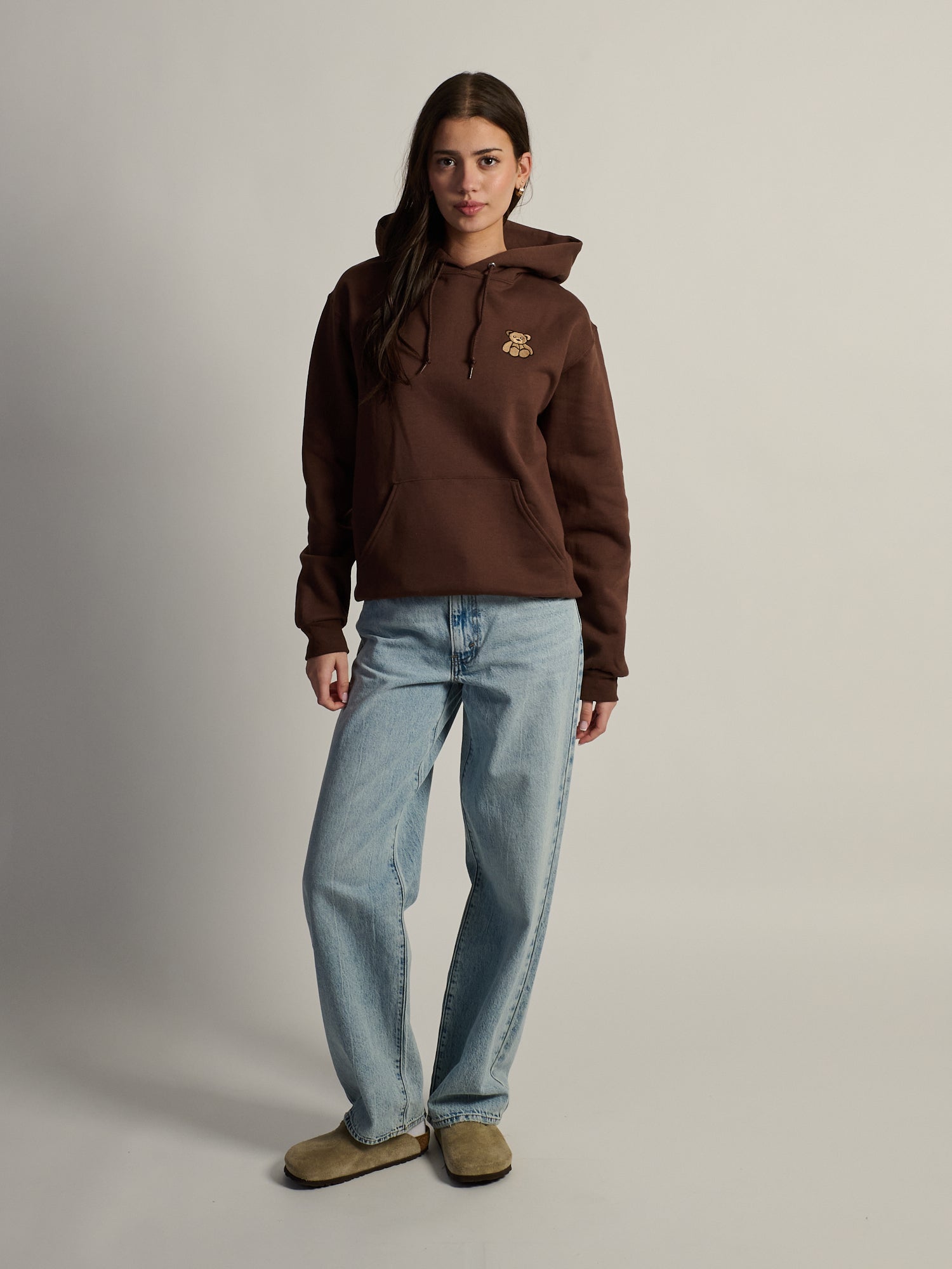 HOTLINE APPAREL BEAR 2 EMBOIRDERED HOODIE