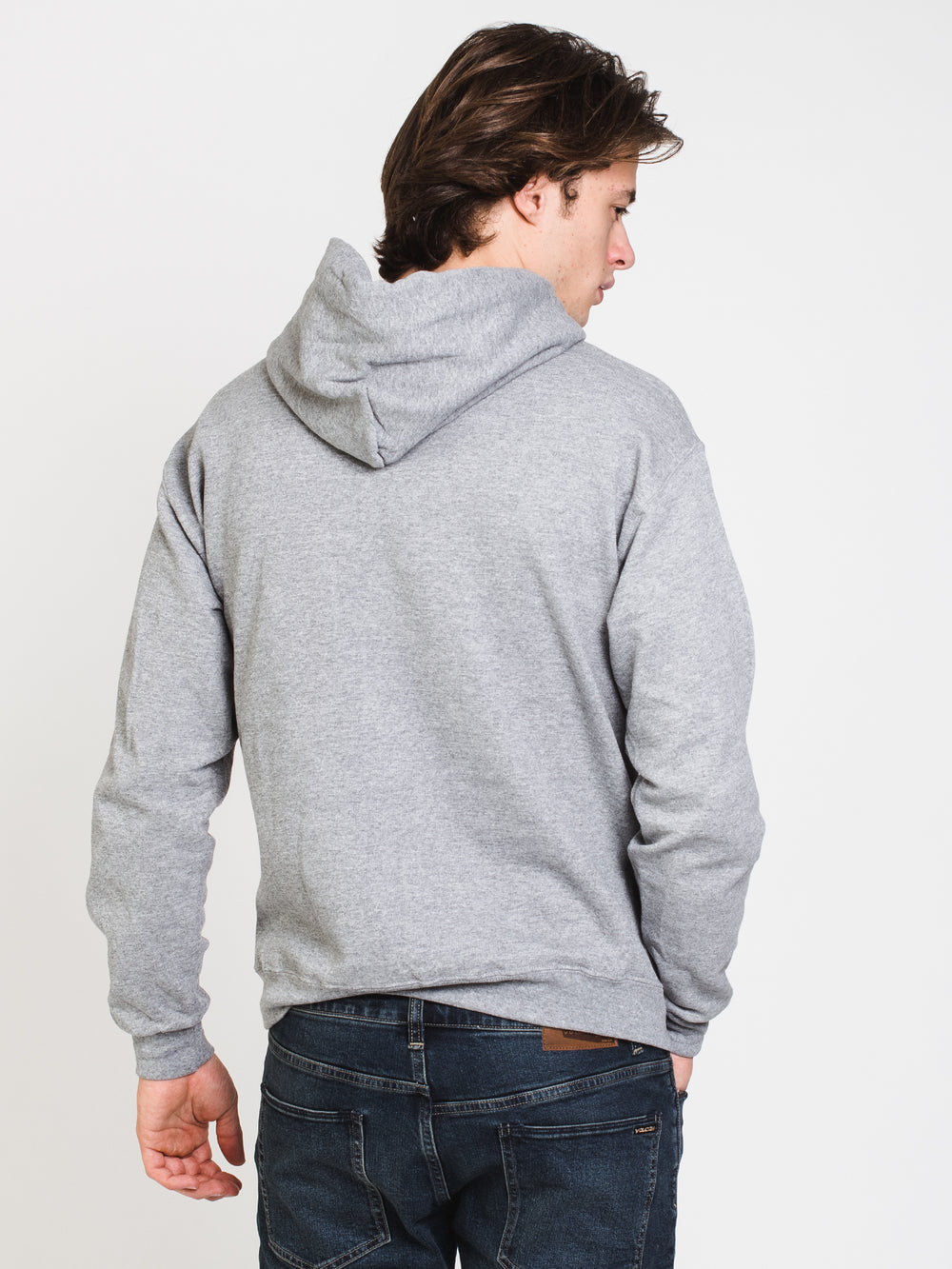 HOTLINE APPAREL UNISEX MALIBU SCREEN HOODIE - OX GREY - CLEARANCE