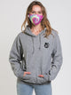 HOTLINE APPAREL HOTLINE APPAREL UNISEX POT HEAD EMBROIDERED HOODIE - OX GREY - CLEARANCE - Boathouse