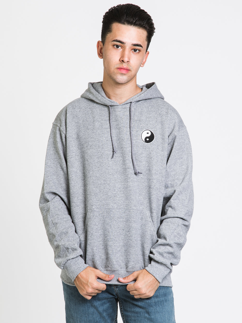 HOTLINE APPAREL YING YANG EMBROIDERED HOODIE  - CLEARANCE