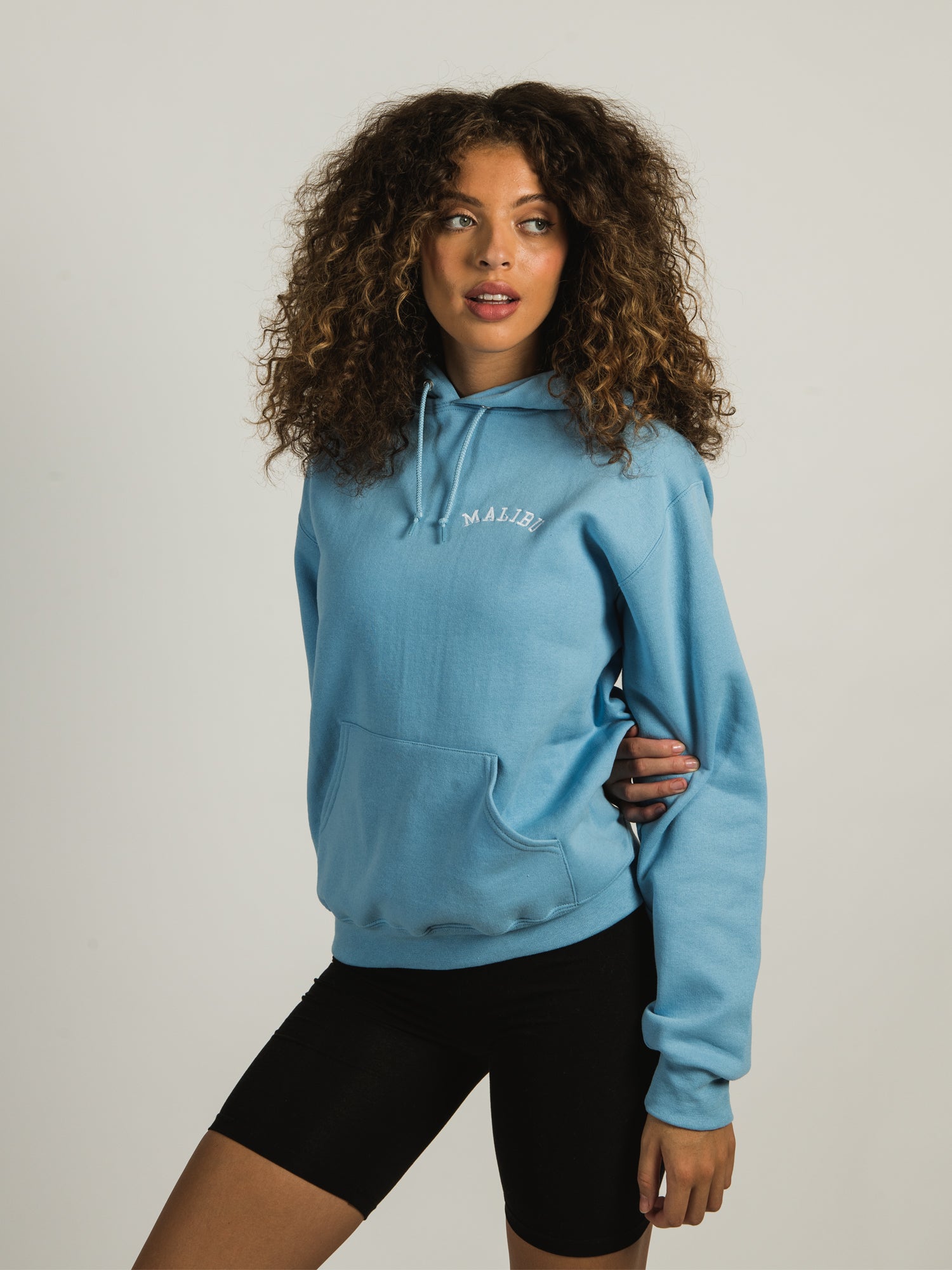 MALIBU EMBROIDERED HOODIE - CLEARANCE