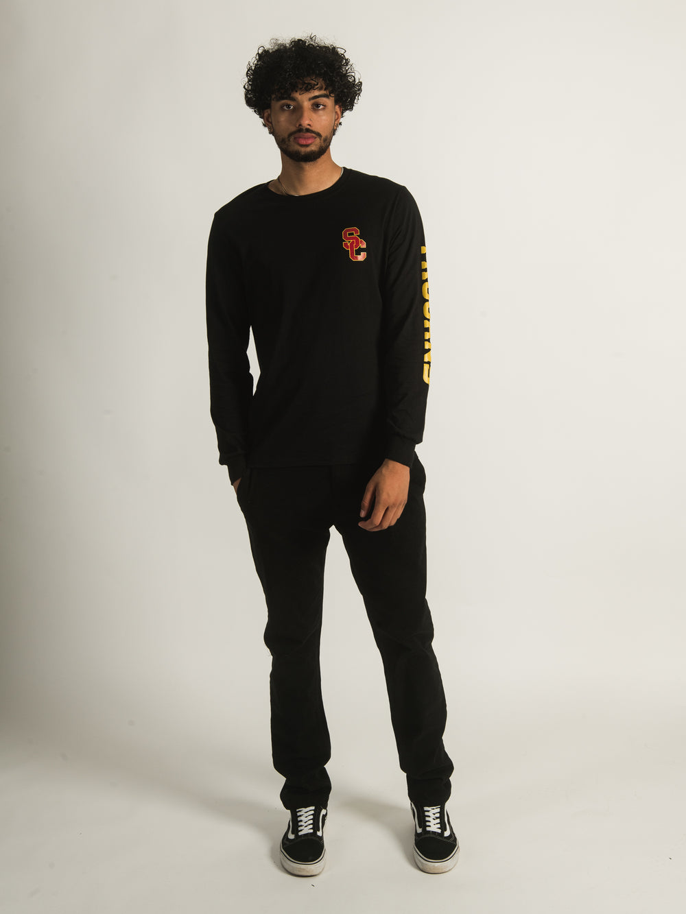 RUSSELL USC LONG SLEEVE TEE - CLEARANCE