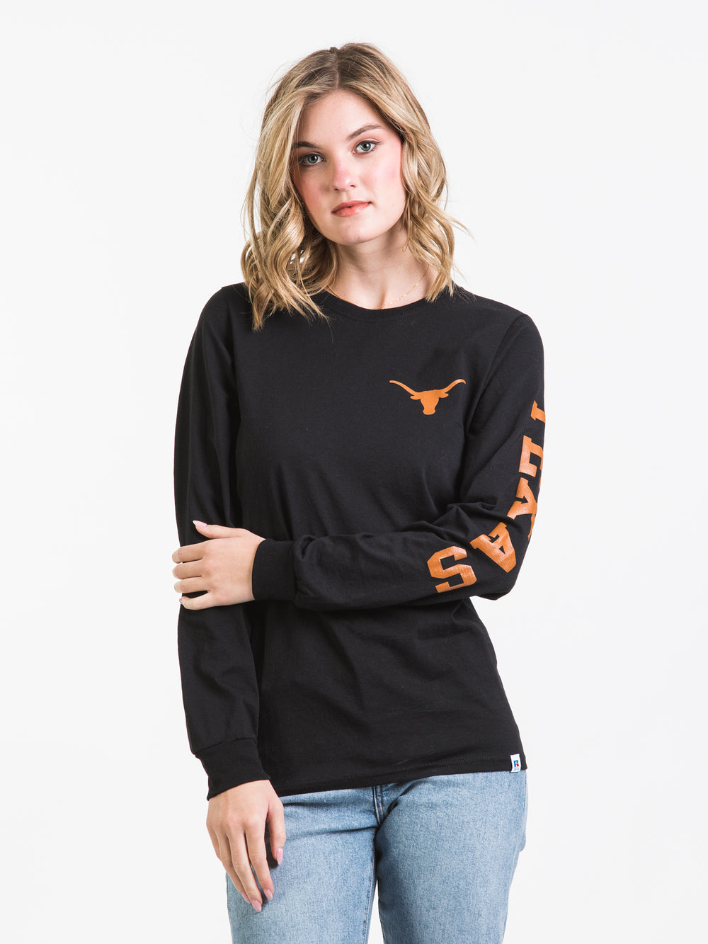 RUSSELL TEXAS STATE LONG SLEEVE TEE - CLEARANCE