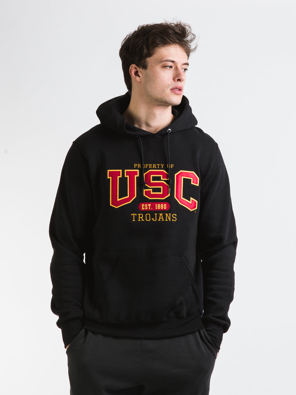 PULL-OVER À CAPUCHE RUSSELL USC - DÉSTOCKAGE