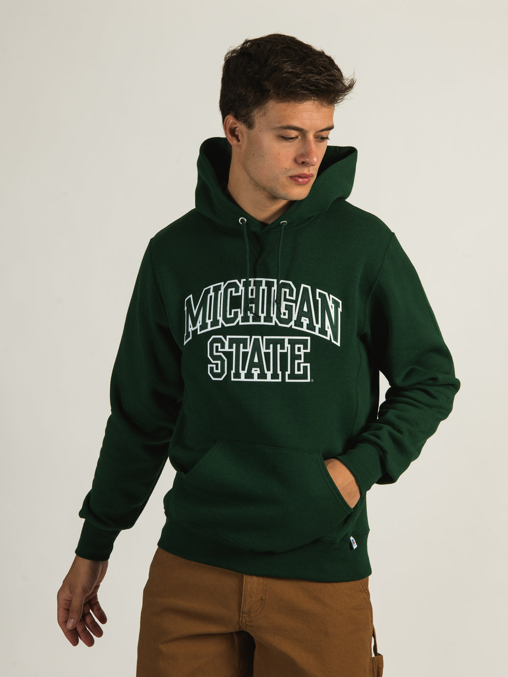 PULL-OVER À CAPUCHE RUSSELL MICHIGAN STATE - DÉSTOCKAGE