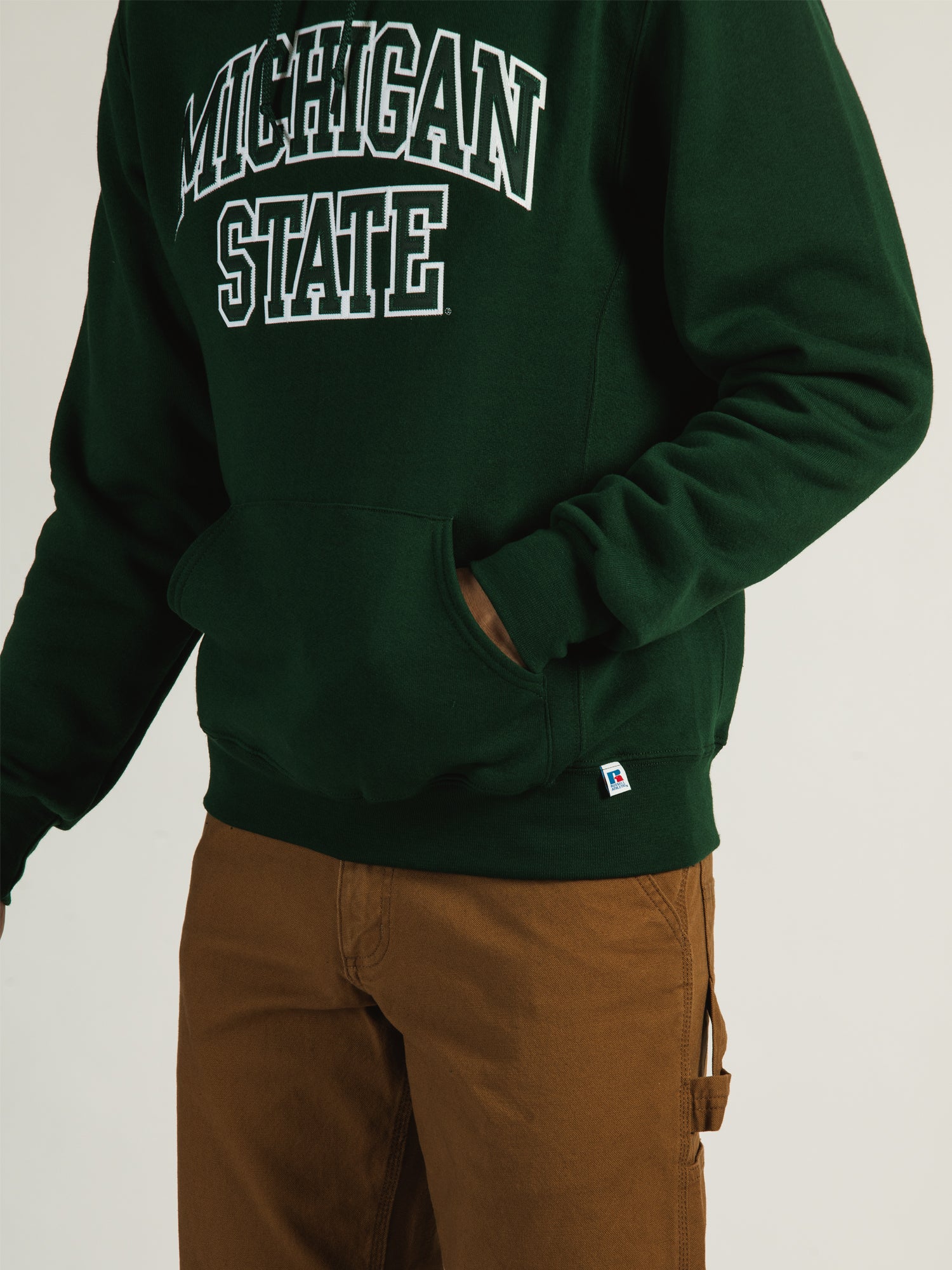 Michigan state embroidered discount sweatshirt