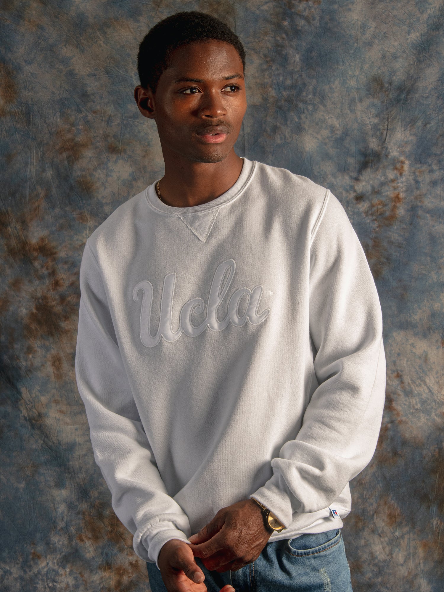 RUSSELL UCLA TONAL CREWNECK CLEARANCE