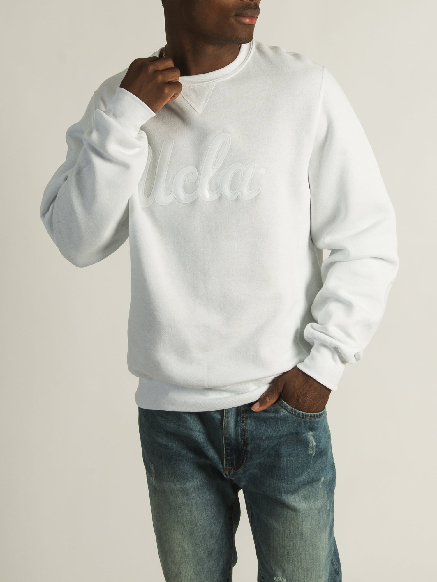 RUSSELL UCLA TONAL CREWNECK - CLEARANCE