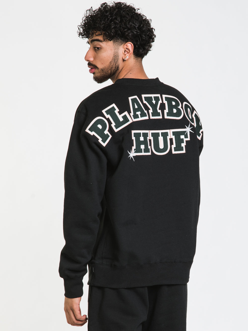 HUF X PLAYBOY RABBIT HEAD CREWNECK SWEATER - CLEARANCE