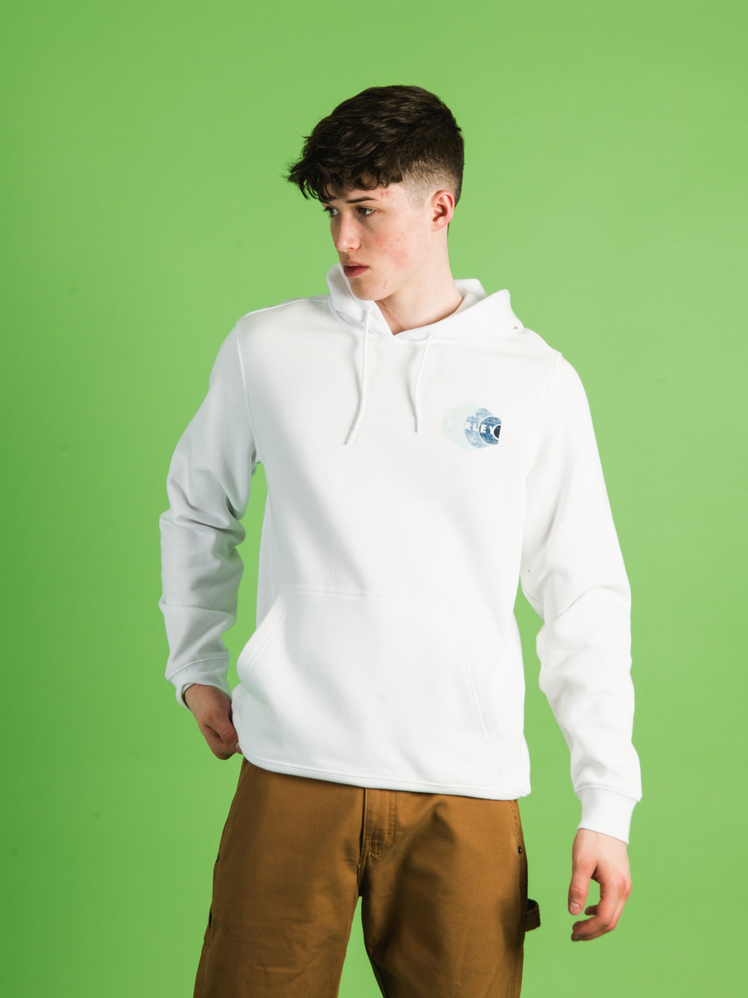 Hurley green sales hoodie