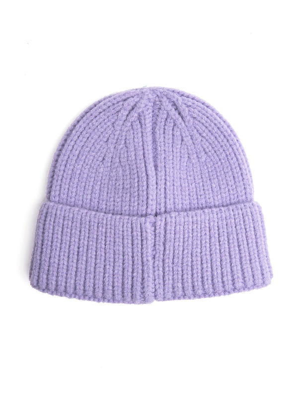 ICHI KNITTED FLEECE LINED BEANIE - CLEARANCE