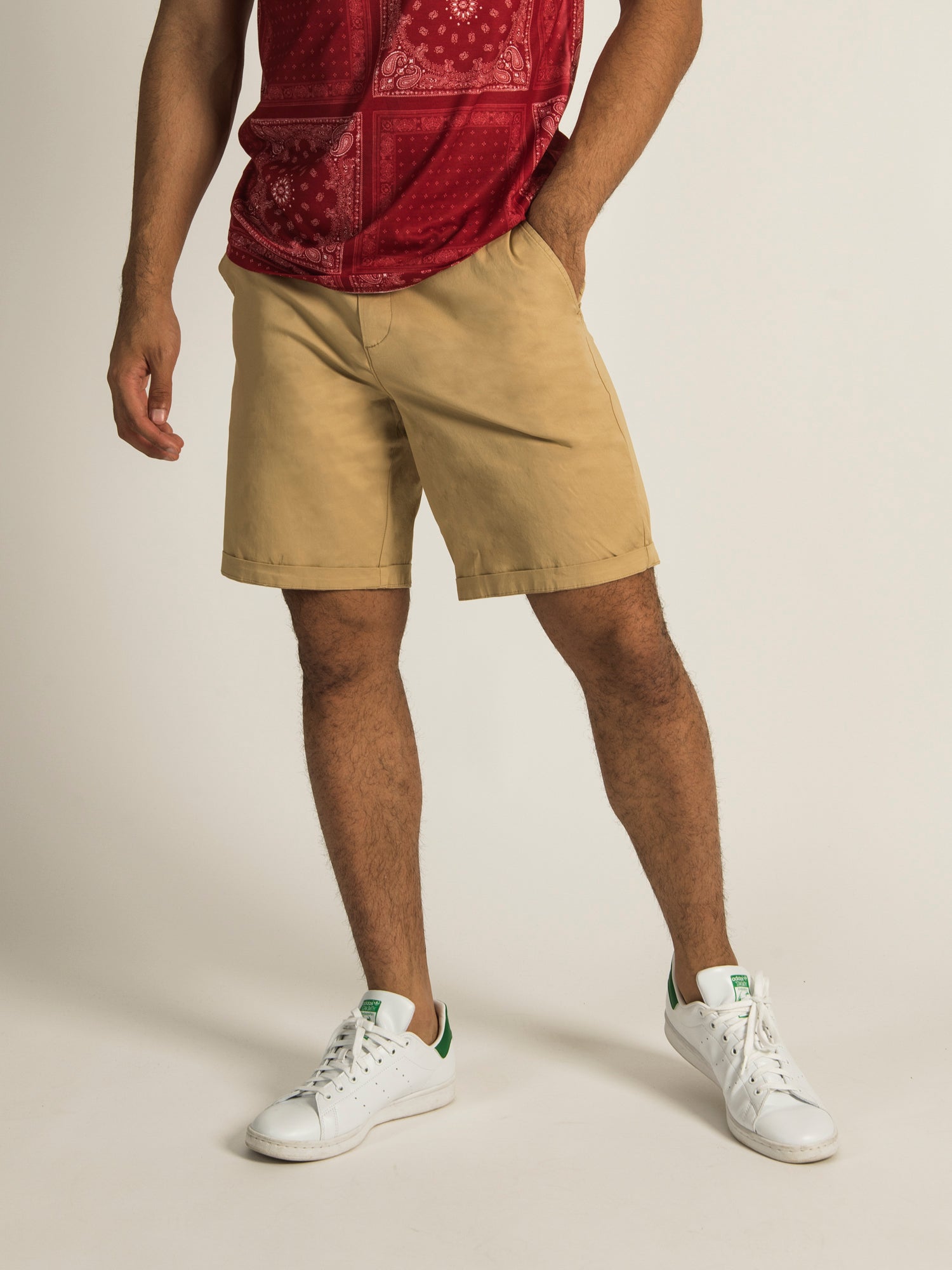 ISLAND HAZE SALVADOR CHINO SHORT - TAN DÉSTOCKAGE
