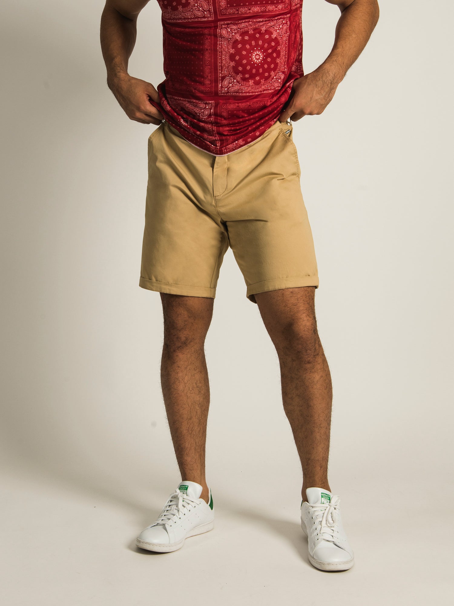 ISLAND HAZE SALVADOR CHINO SHORT - TAN CLEARANCE