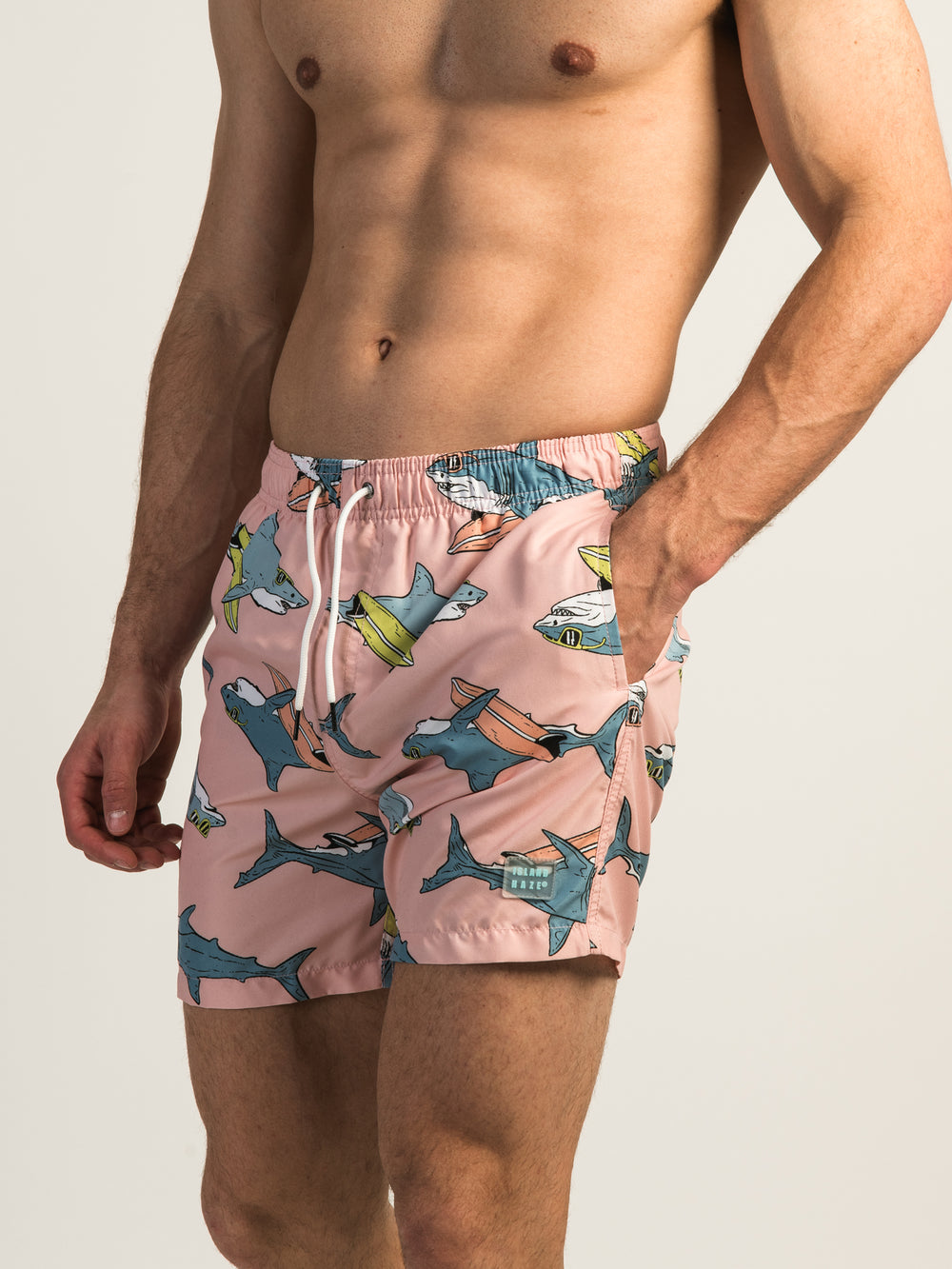 ISLAND HAZE SURFING SHARK 5" VOLLEY SHORT