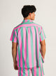 ISLAND HAZE ISLAND HAZE VERT STRIPE SHORT SLEEVE WOVEN - Boathouse