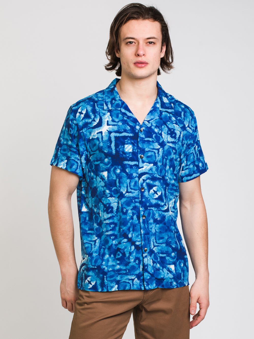 ISLAND HAZE GLACIER SHORT SLEEVE WOVEN  - CLEARANCE