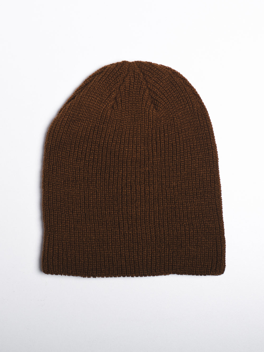 CLASSIC SOLID BEANIE BROWN CLEARANCE