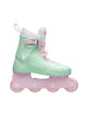 IMPALA ROLLERSKATES IMPALA LIGHTSPEED INLINE SKATES - MINT FLOWER POWER ROLLERBLADES - CLEARANCE - Boathouse