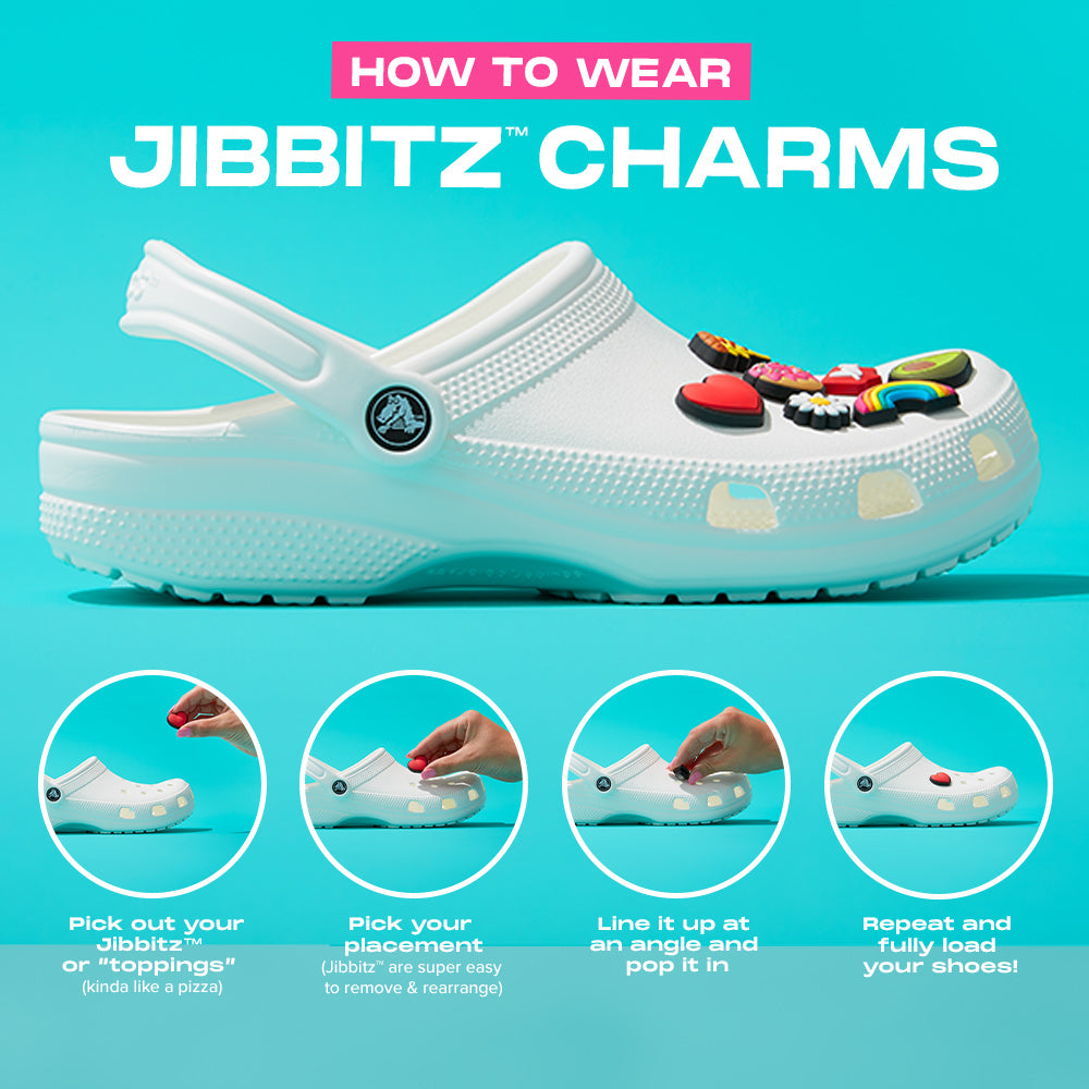 CROCS JIBBITZ LETTER T