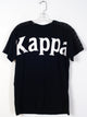 KAPPA MENS BANDA CULTIN SHORT SLEEVE T-SHIRT- BLACK - CLEARANCE - Boathouse