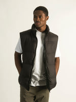 KOLBY BLACK PUFFER VEST - CLEARANCE