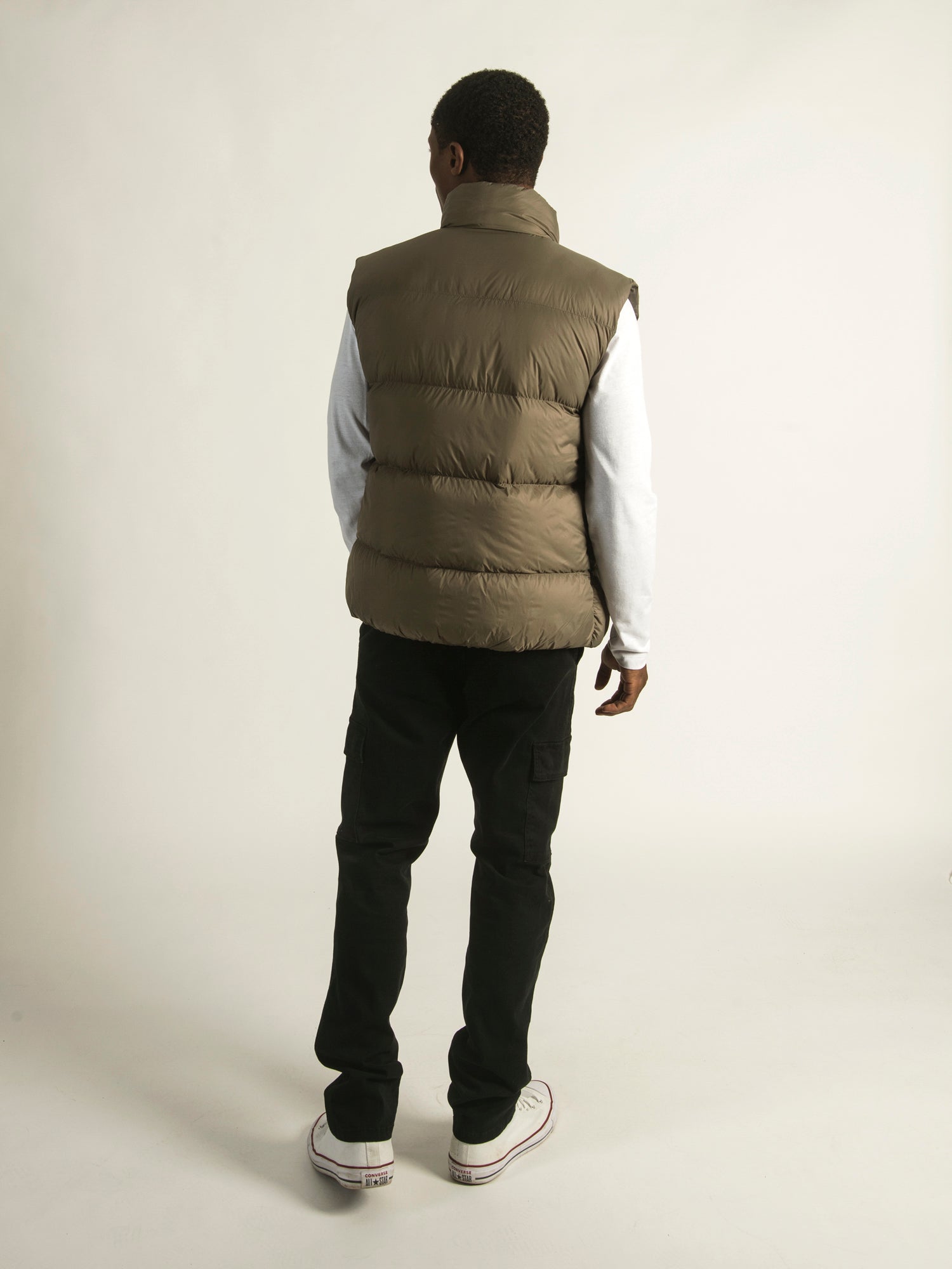 Mens down sale vest clearance