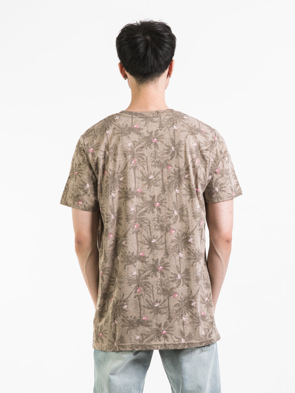 KOLBY EDDIE ALL OVER PRINT FLAMINGO T-SHIRT - CLEARANCE