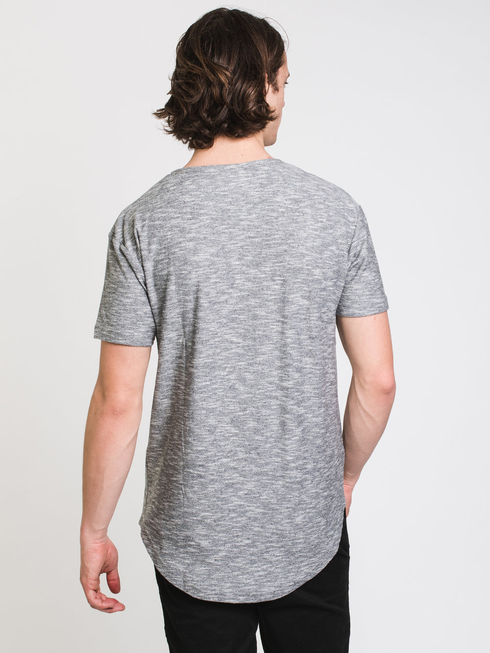 KOLBY TEXTURED LONGLINE TEE - CLEARANCE