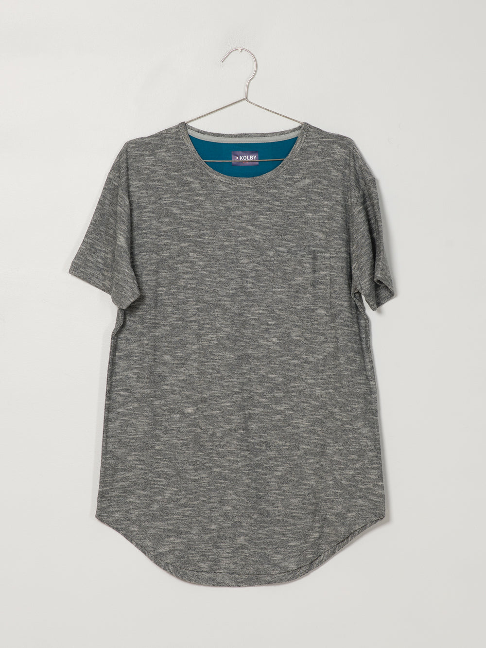 KOLBY TEXTURED LONGLINE TEE - CLEARANCE