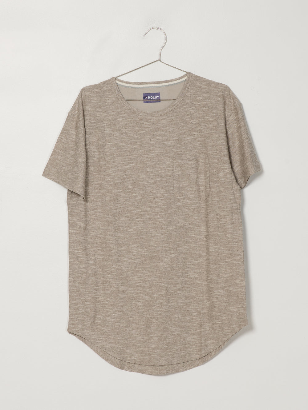 KOLBY TEXTURED LONGLINE TEE - CLEARANCE